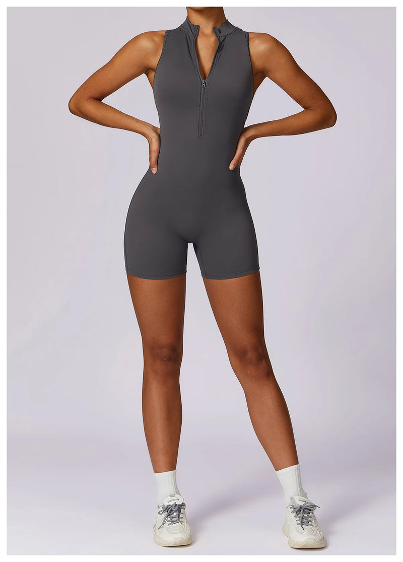 Women’s V-Back Scrunch Sports Jumpsuit