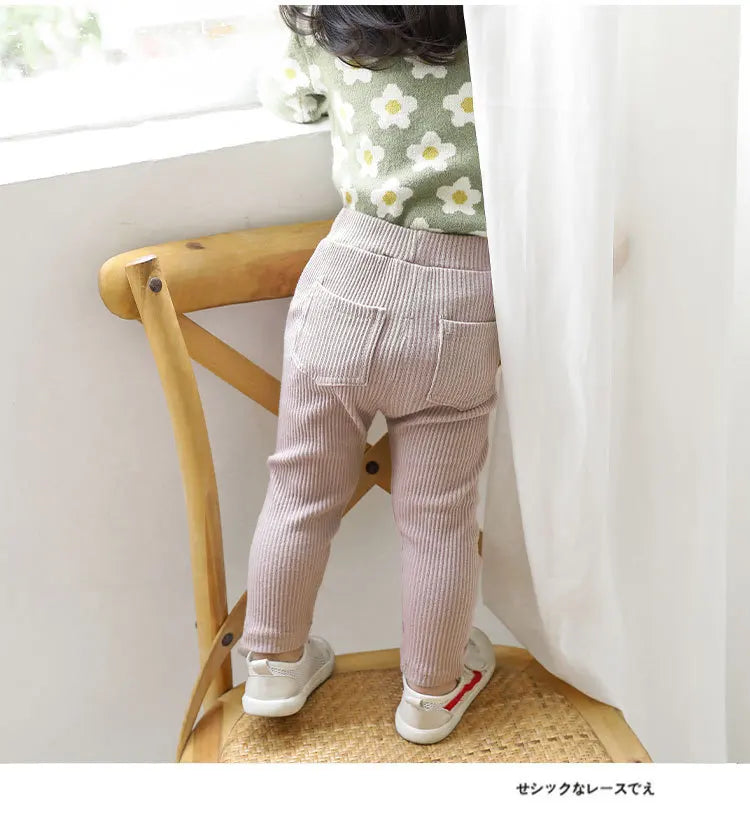 Cotton Leggings โ High Waist Infant -Sizes 9-24 mo. & Sizes 3- 6