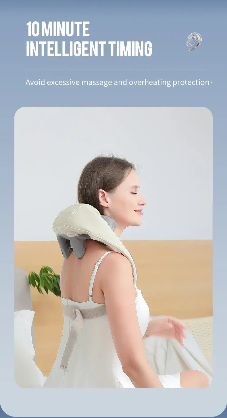 Wireless Neck & Back Massager ā Deep Relief for Neck, Shoulder & Trapezius Tension