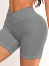 Women V Cross Waist Yoga Shorts