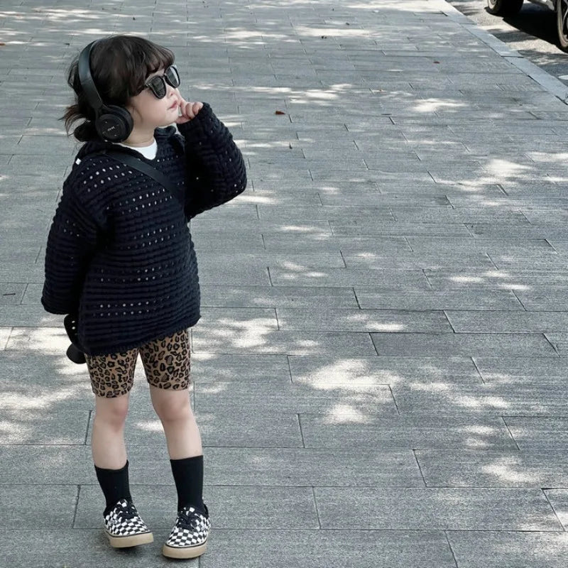 Girls’ Leopard Print Shorts Leggings