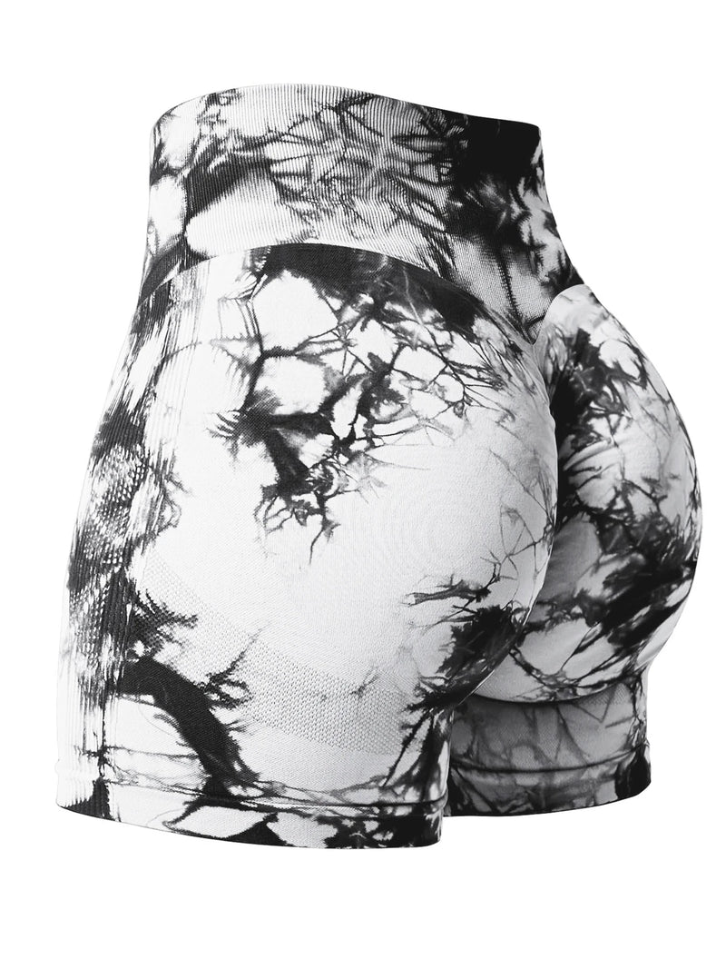 Women's Butt-Lifting Tie Dye Shorts