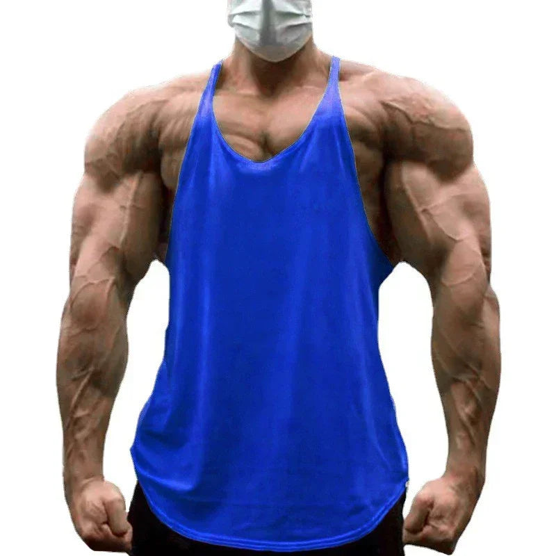 Men’s Plain Gym Fitness Muscle Tank Top