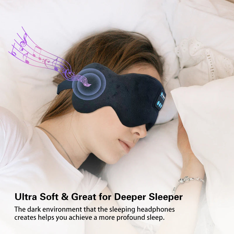 Sleeping Mask With Bluetooth 5.3 Headphones