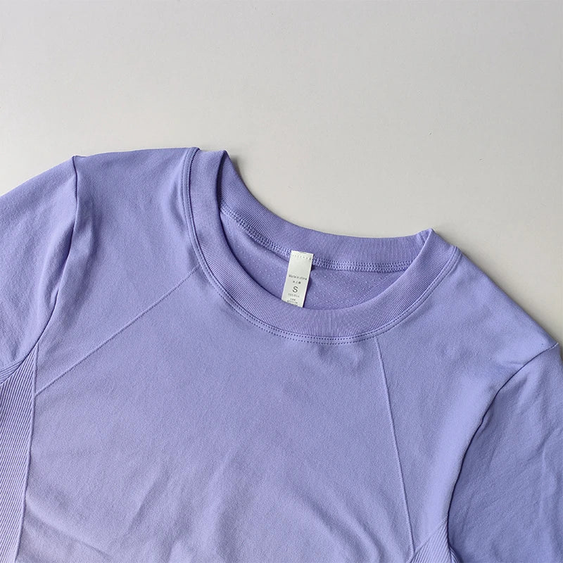 Women's Elastic Quick Drying Sports  T-Shirt