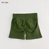 ARFTE Butt-Lifting Low Ribbed Elastic Band Seamless Yoga-Biker Shorts