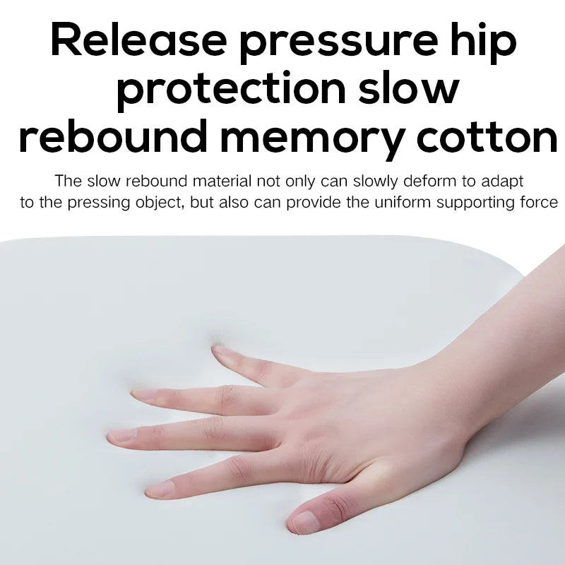 Ergonomic Memory Cotton Office Student Seat Cushion: