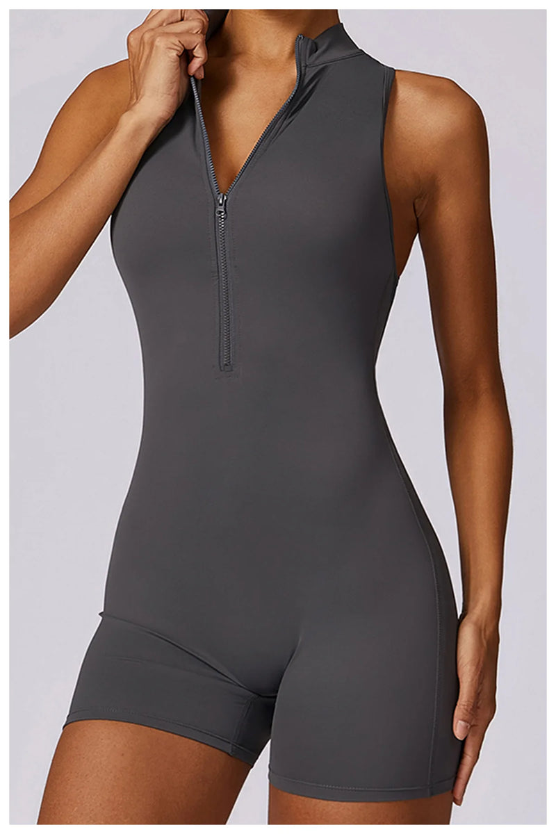 Women’s V-Back Scrunch Sports Jumpsuit