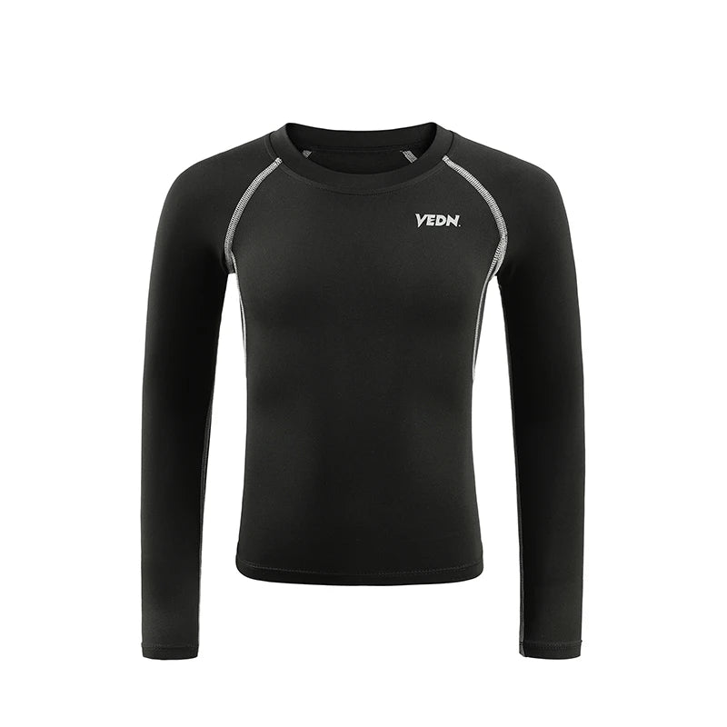 Boys Compression Set โ Leggings & Long Sleeve Shirt