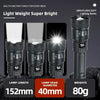 KDULIT High Power Rechargeable LED Flashlight: