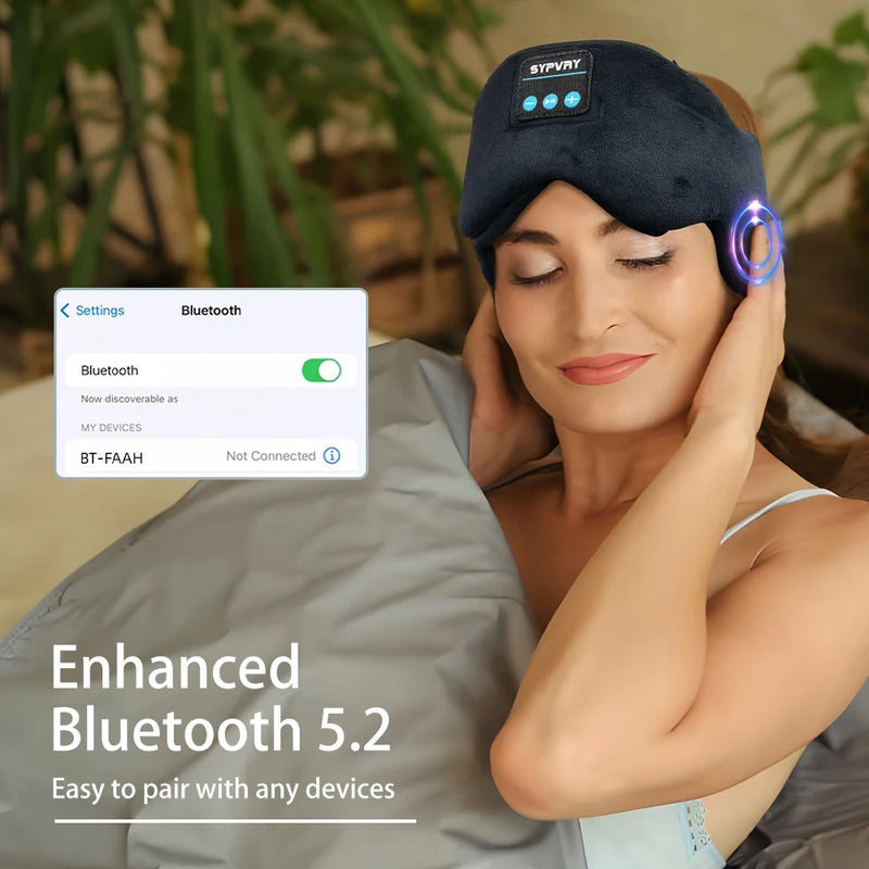 Sleeping Mask With Bluetooth 5.3 Headphones