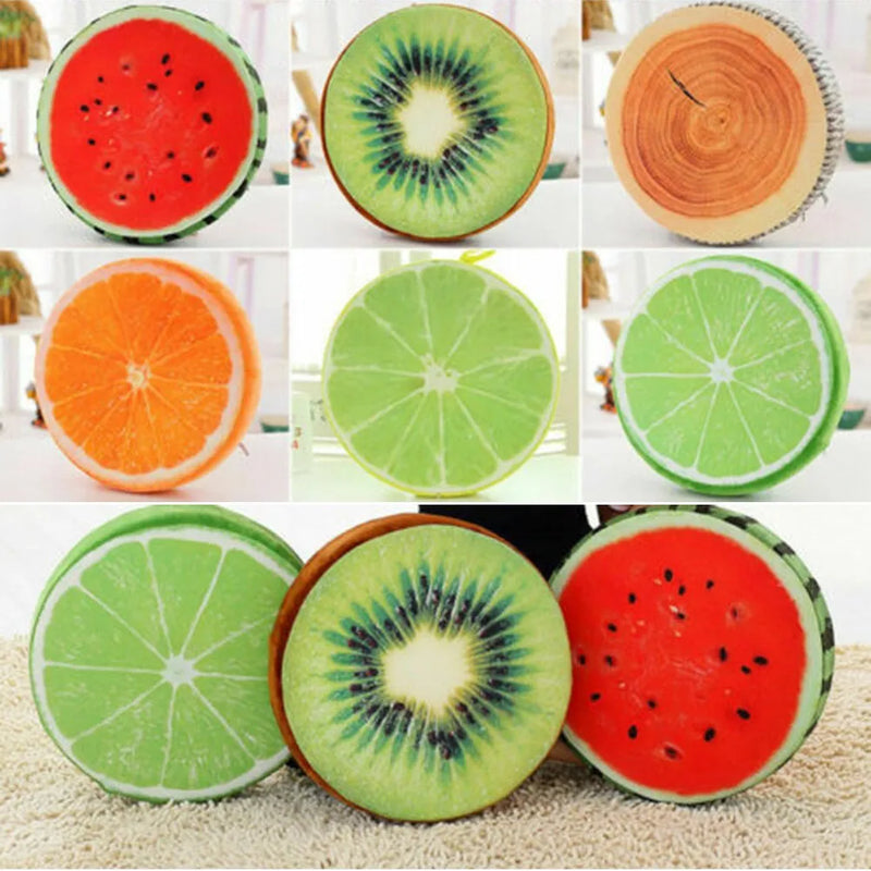 33cm Fruit-Shaped Round Cushion: