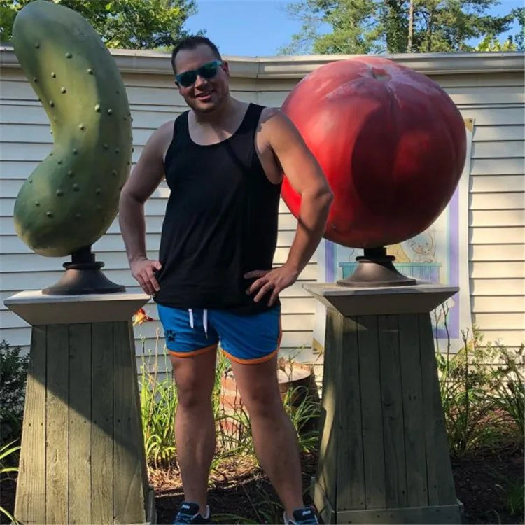 Men's 3/4 Loose Running Shorts