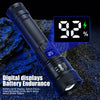 KDULIT High Power Rechargeable LED Flashlight: