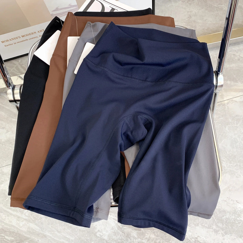 Summer Elastic Breathable Quick-Dry Yoga Shorts