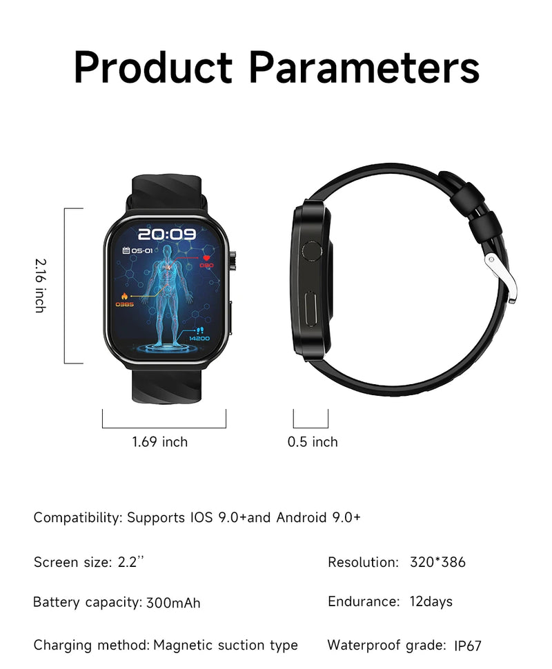 LIGE AI Health Smart Watch