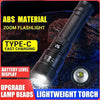 KDULIT High Power Rechargeable LED Flashlight: