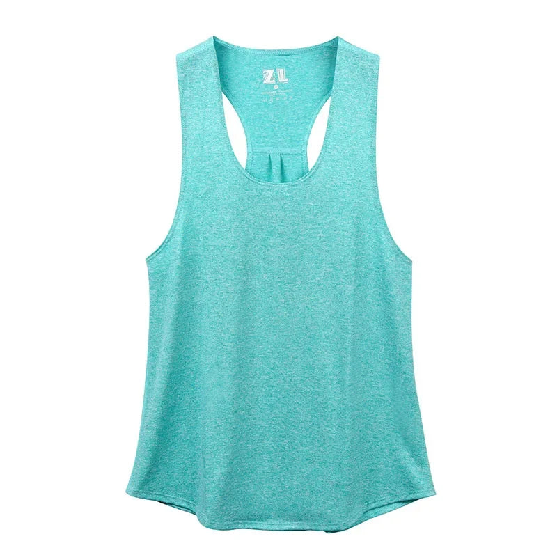 STOUREG Sleeveless Racerback Yoga Tank Top