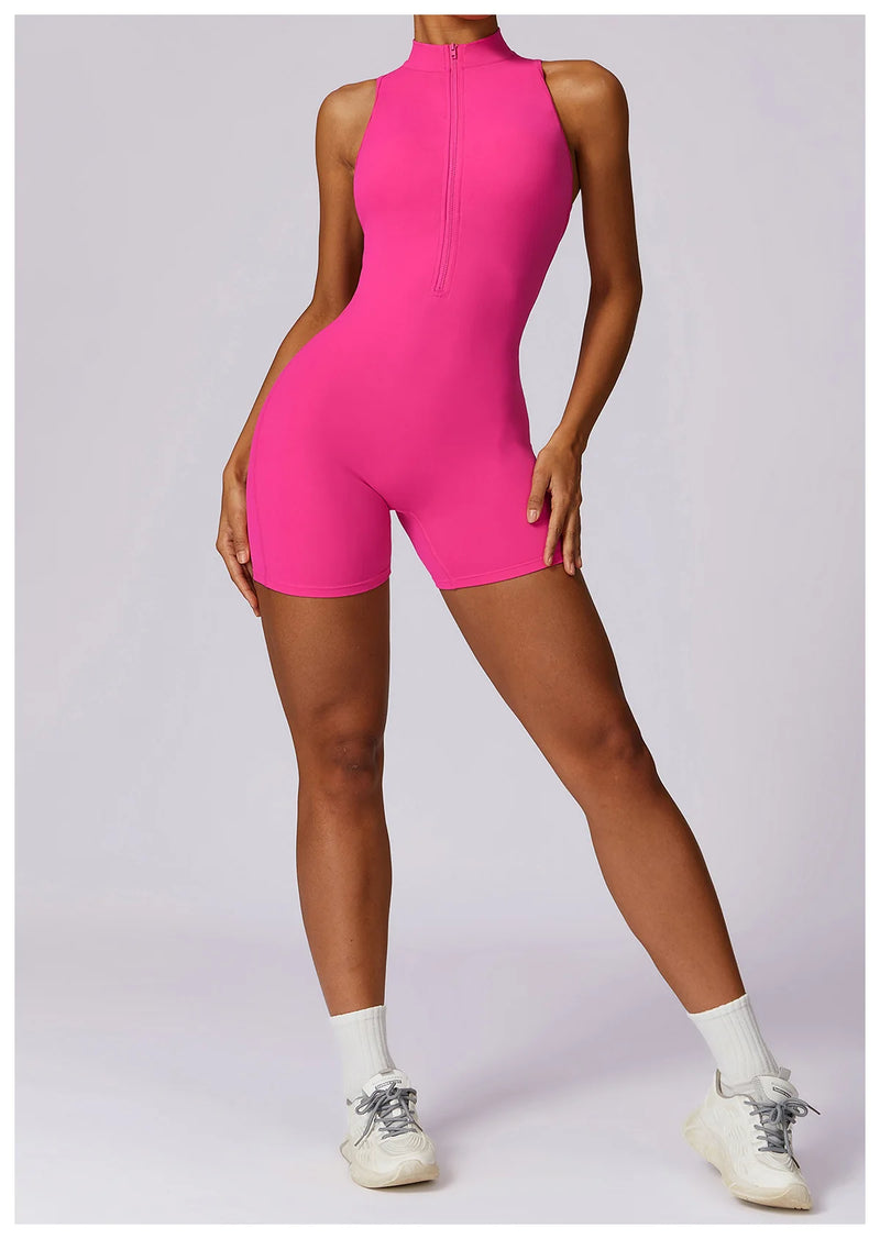 Women’s V-Back Scrunch Sports Jumpsuit