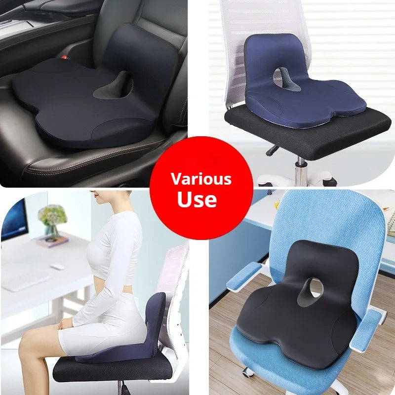 L-Shaped Integrated Office Chair Seat Cushion
