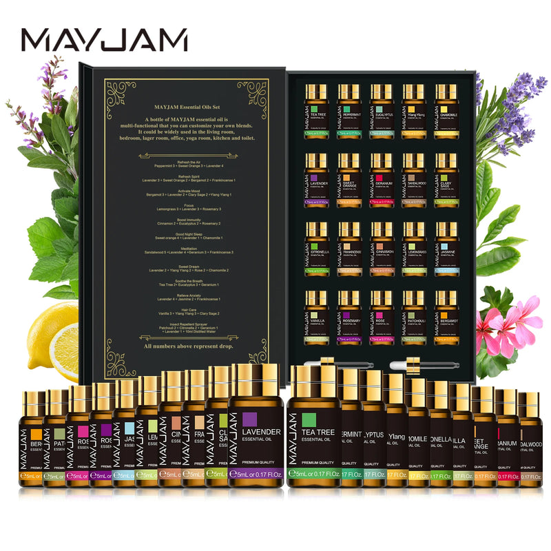 MAYJAM 20-Bottle Essential Oils Kit