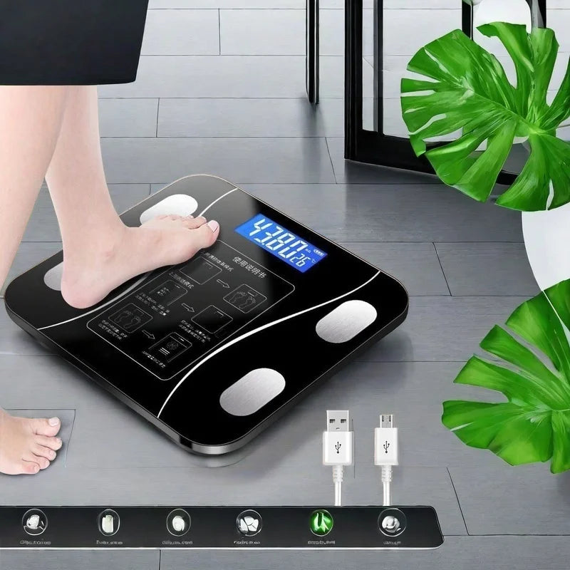 Charging Model Intelligent Body Weight Scale: