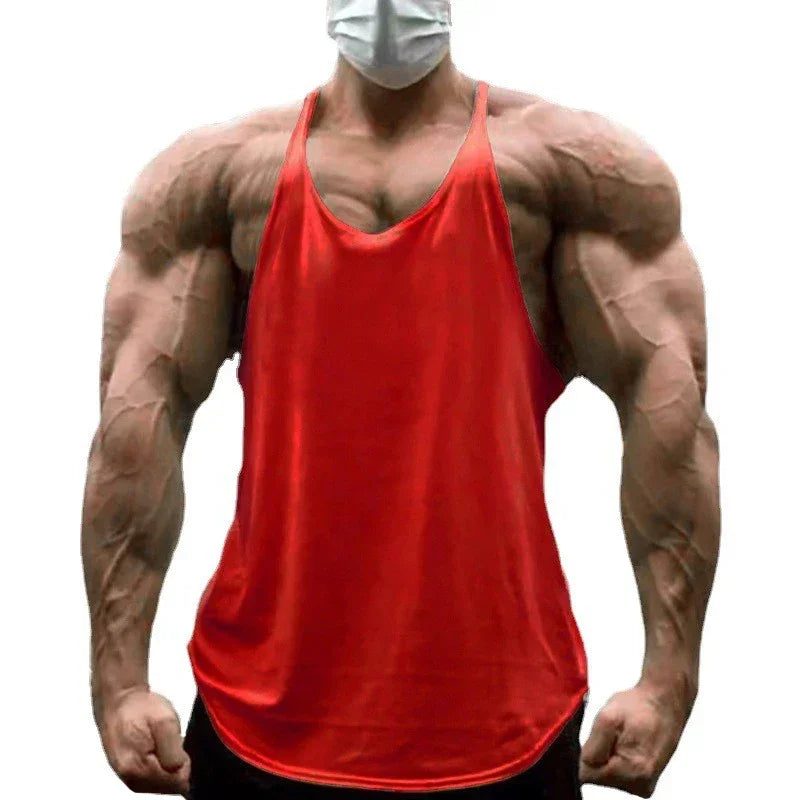 Men’s Plain Gym Fitness Muscle Tank Top