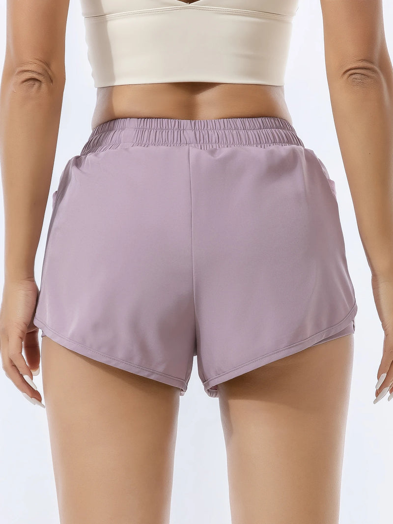 Women’s Double Layered Quick-Dry Athletic Shorts