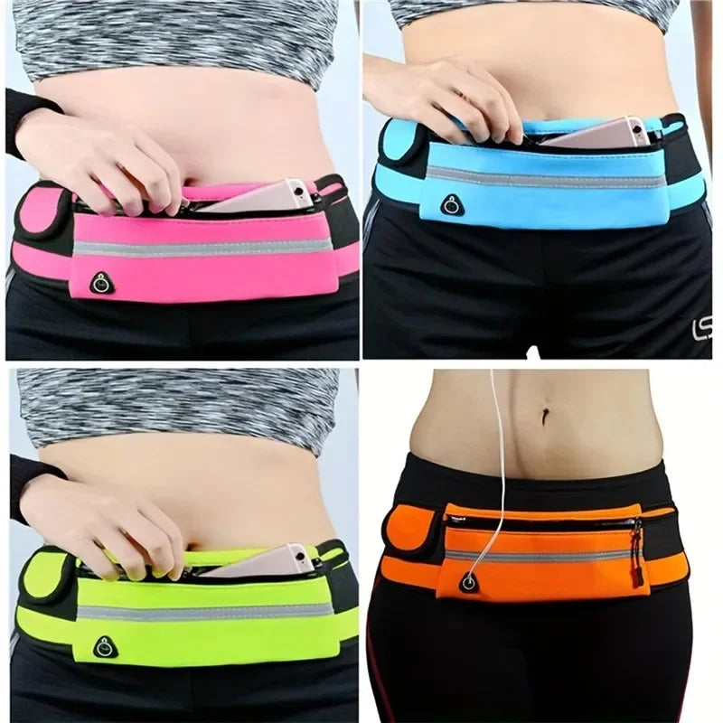 Waterproof Running Belt Waist Pack – Slim Sport Phone Pouch