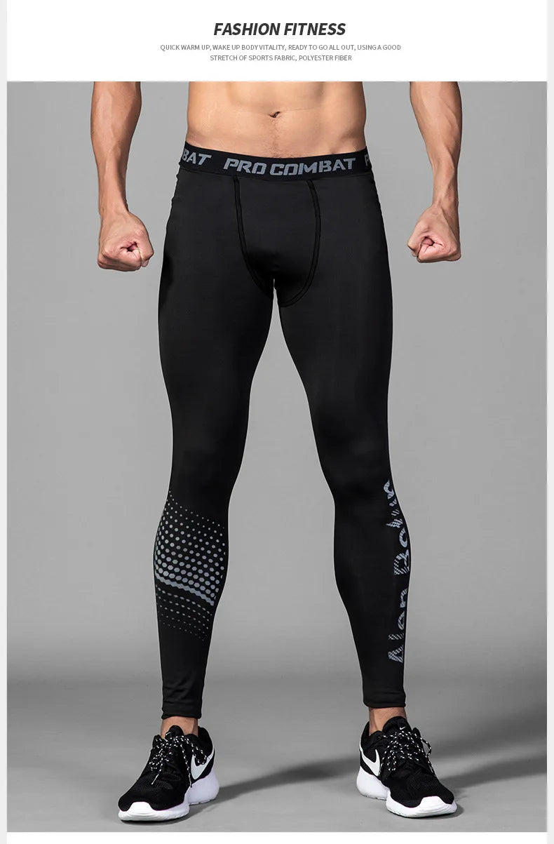 Men’s Compression Pants and Shorts Set