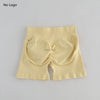 ARFTE Butt-Lifting Low Ribbed Elastic Band Seamless Yoga-Biker Shorts
