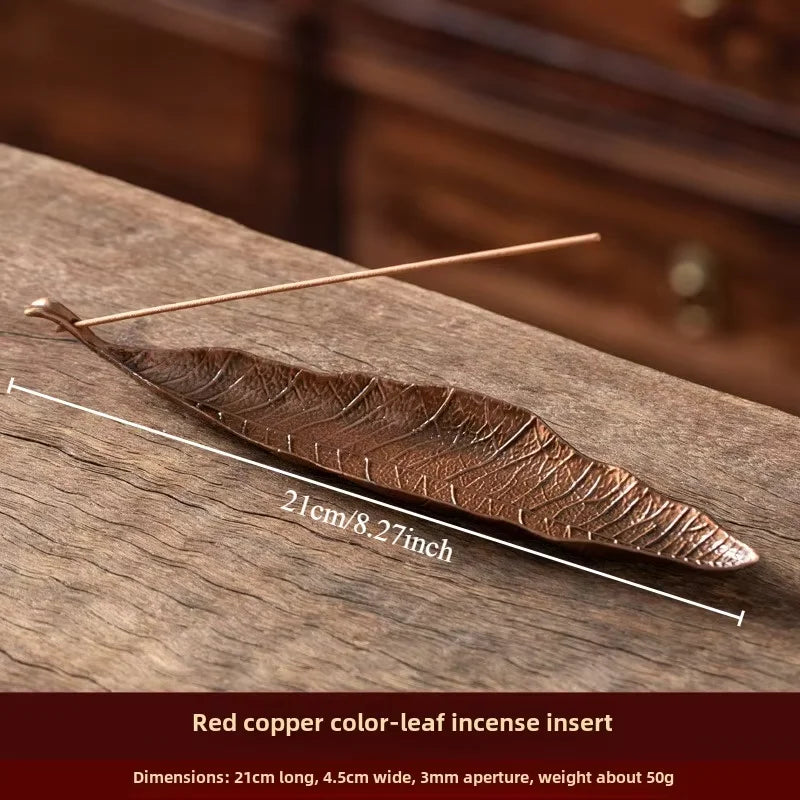 Incense Holder Ash Catcher Long Leaf Censer