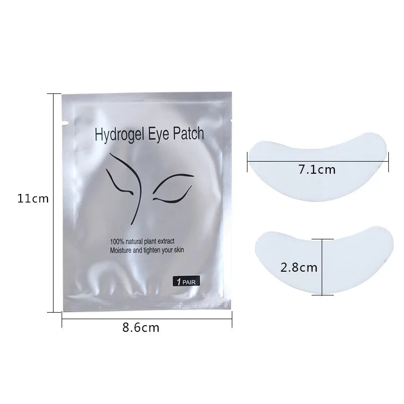 50 Pairs Hydrogel Eye Patches for Eyelash Extension