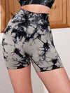 Women's Butt-Lifting Tie Dye Shorts