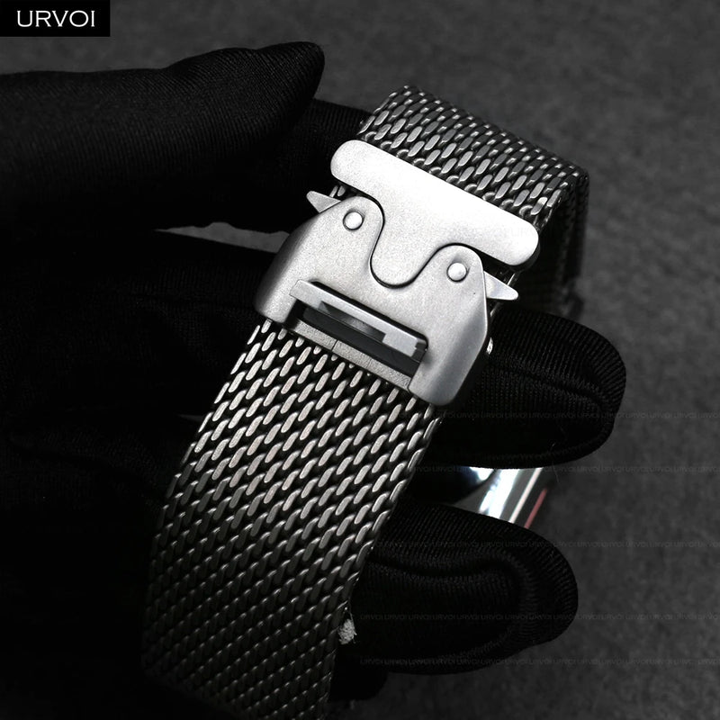 URVOI Titanium Milanese Loop for Apple Watch
