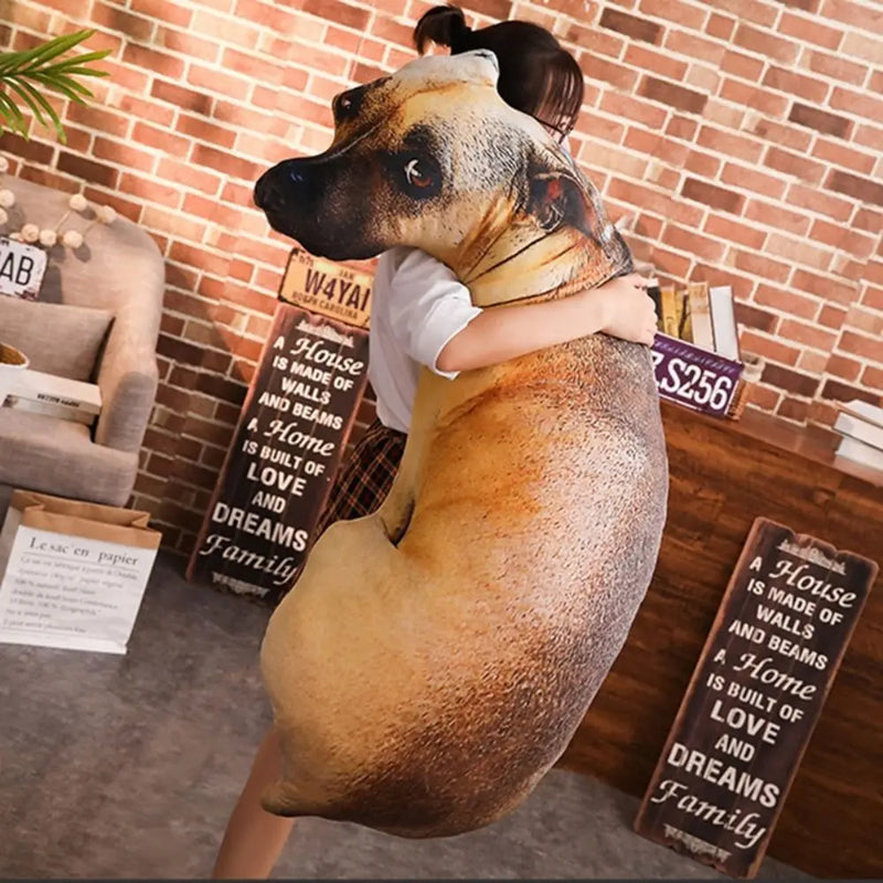 Soft Lifelike Animal Throw Pillow