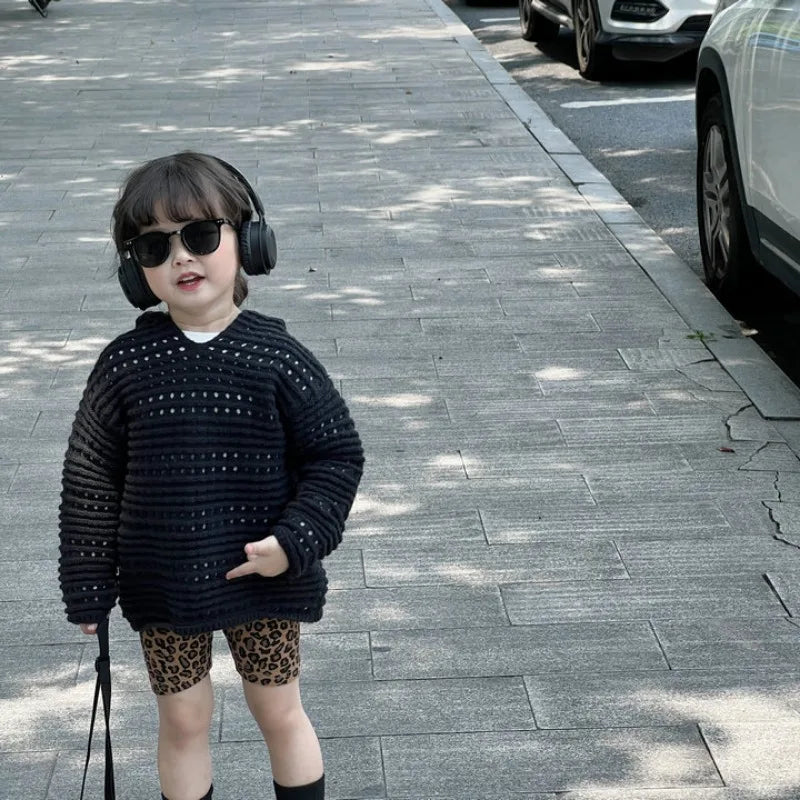 Girls’ Leopard Print Shorts Leggings