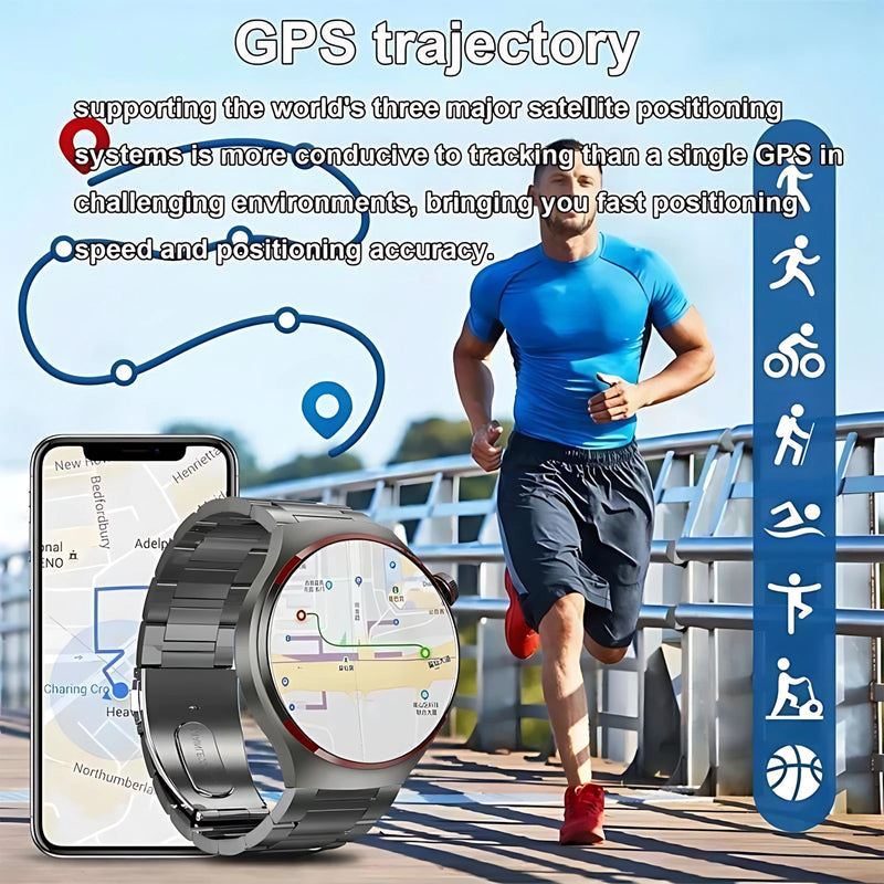 GT4 Pro Smart Watch with GPS & AMOLED Display