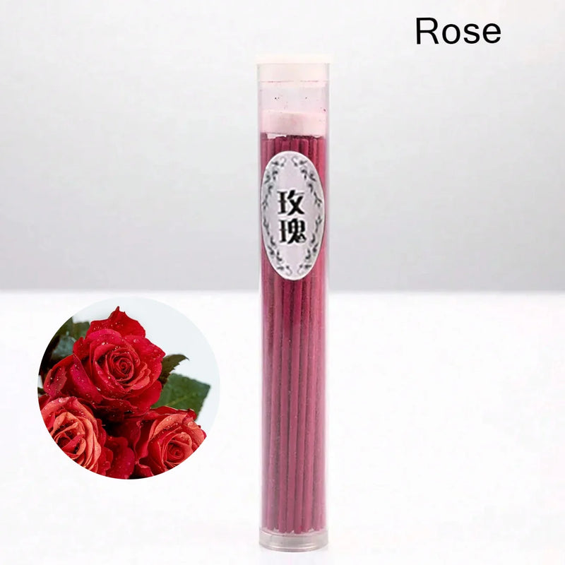 50Pcs/Box Natural Incense Sticks (Jasmine & Lavender Scented):