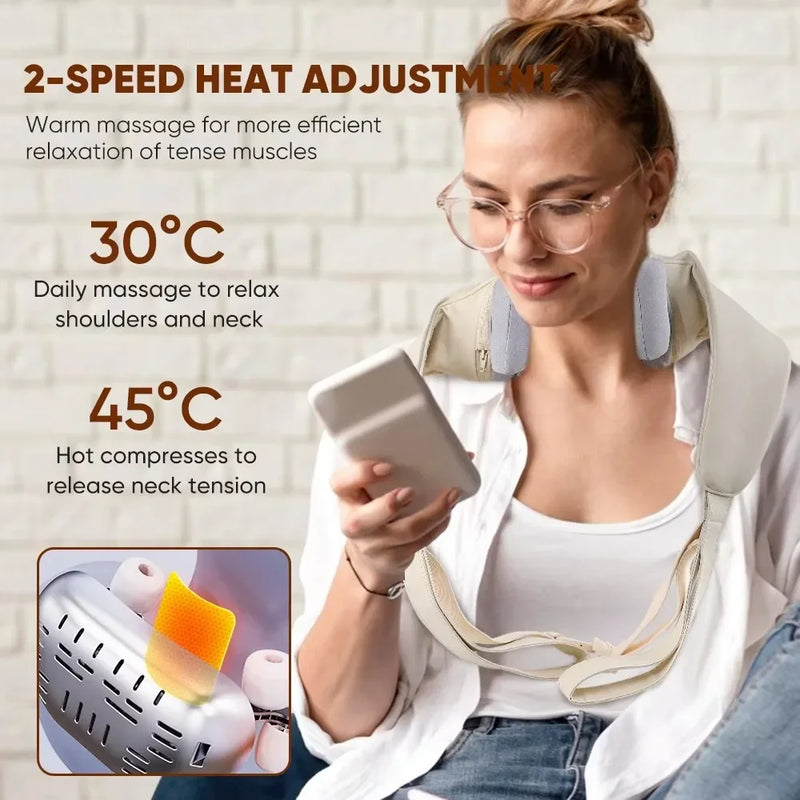 Wireless Neck & Back Massager ā Deep Relief for Neck, Shoulder & Trapezius Tension