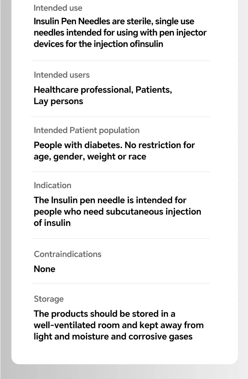 100pcs/box Insulin Pen Needle