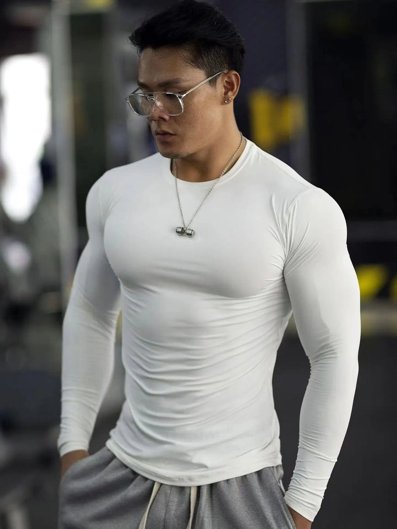 Summer Men’s Long Sleeve Sports T-Shirt