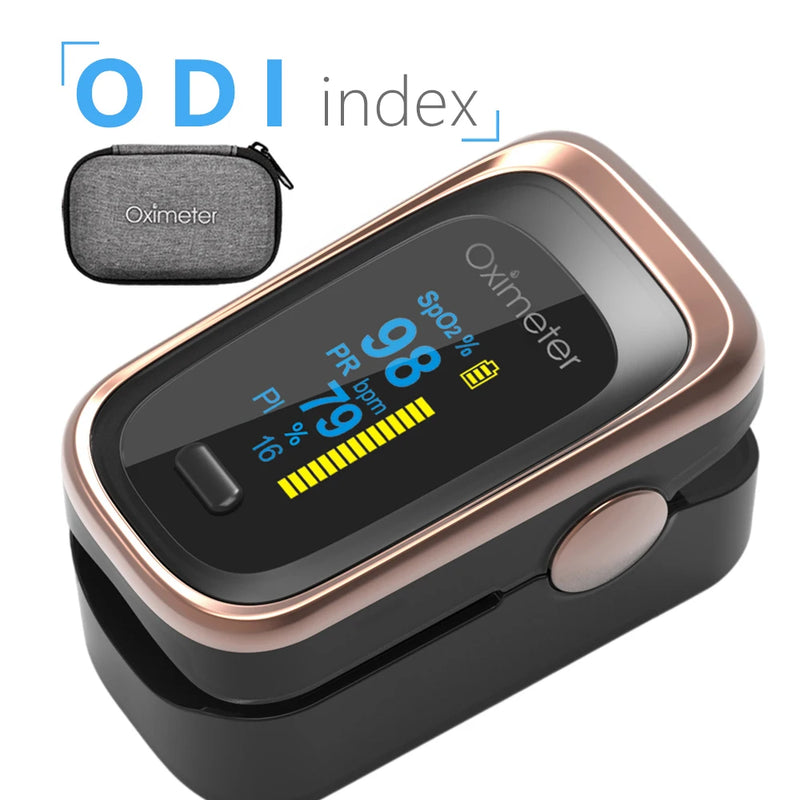 Medical Finger Pulse Fingertip OLED Portable Oximeter