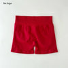 ARFTE Butt-Lifting Low Ribbed Elastic Band Seamless Yoga-Biker Shorts