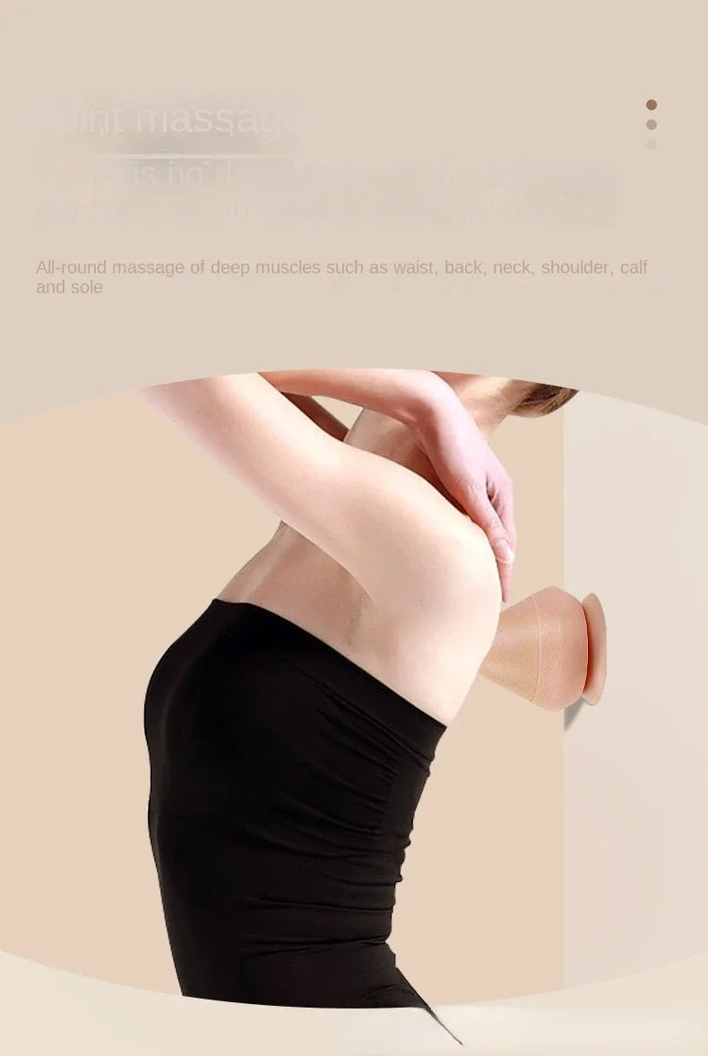 Wall-Mounted Fascia Cone β Hands-Free Trigger Point & Muscle Relief