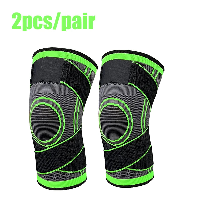 Knee Compression Sleeve with Adjustable Straps