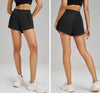 Fitness Fake Two-Piece Pleated Skirt Pants