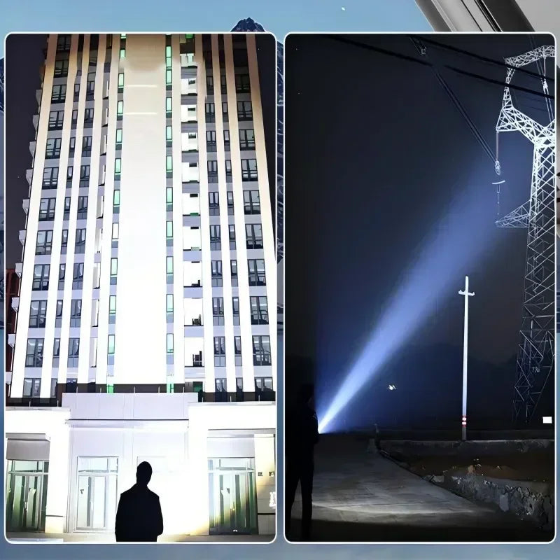 KDULIT High Power Rechargeable LED Flashlight: