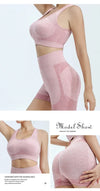 Yoga Set Gym Shorts Women Sport Bras and Workout Tops