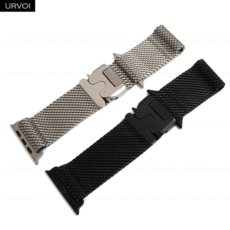 URVOI Titanium Milanese Loop for Apple Watch